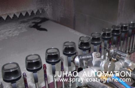Cosmetic Bottle Caps Automatic UV Vacuum Metallizing Spray Painting Line